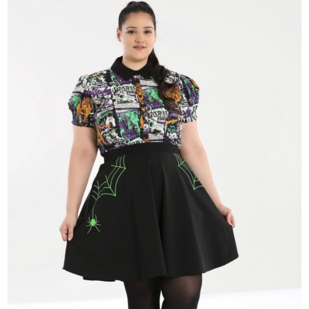 Hell Bunny Miss Muffet 50’s Skirt- NWT